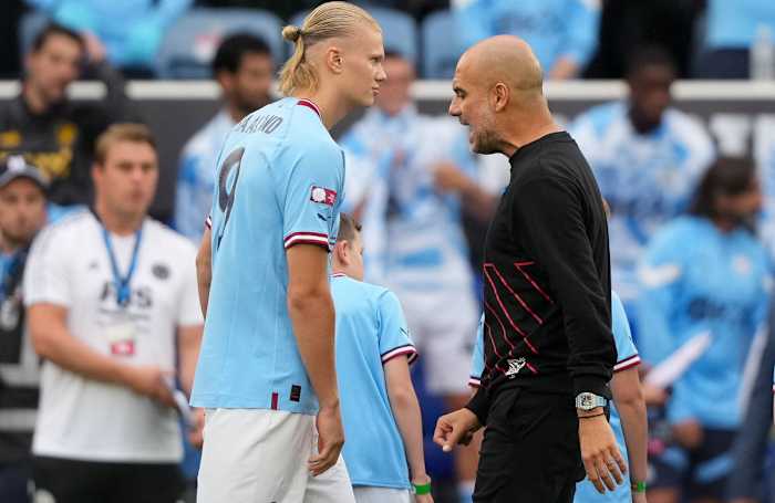 Erling Haaland is Pep Guardiola’s new star striker at Man City